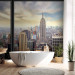 Wall Mural City from Above - Photo of New York from behind the Glass of an Apartment Building 146403 additionalThumb 8
