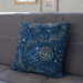 Decorative Microfiber Pillow Starry sky - abstract blue motif with gold accents cushions 146903 additionalThumb 3
