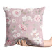 Decorative Velor Pillow Spring charm - vintage-style rose and magnolia on dark pink background 147103 additionalThumb 2