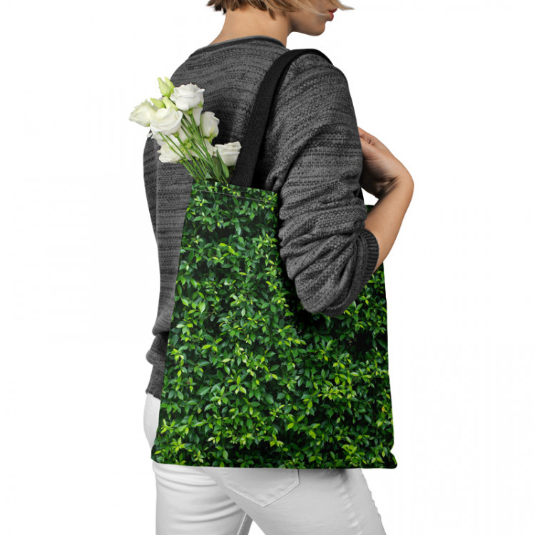 Shopping Bag Leafy curtain - a floral composition with rich detailing 147403 additionalImage 3