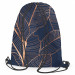 Backpack Leafy abstraction - plant theme presented on a dark blue background 147503