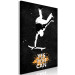 Canvas Art Print Skateboarding Boy (1-piece) - graffiti and text for kids 148903 additionalThumb 2