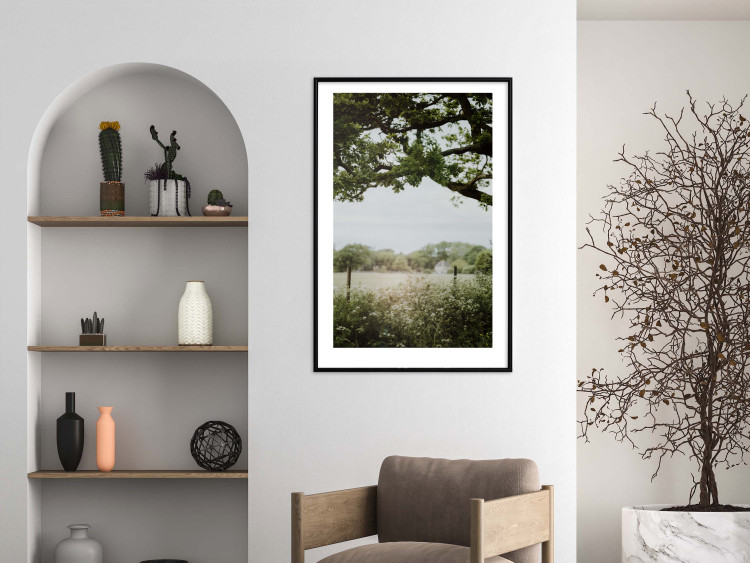 Poster Sunny Day - Landscape of a Green Meadow Away From the City 150303 additionalImage 15