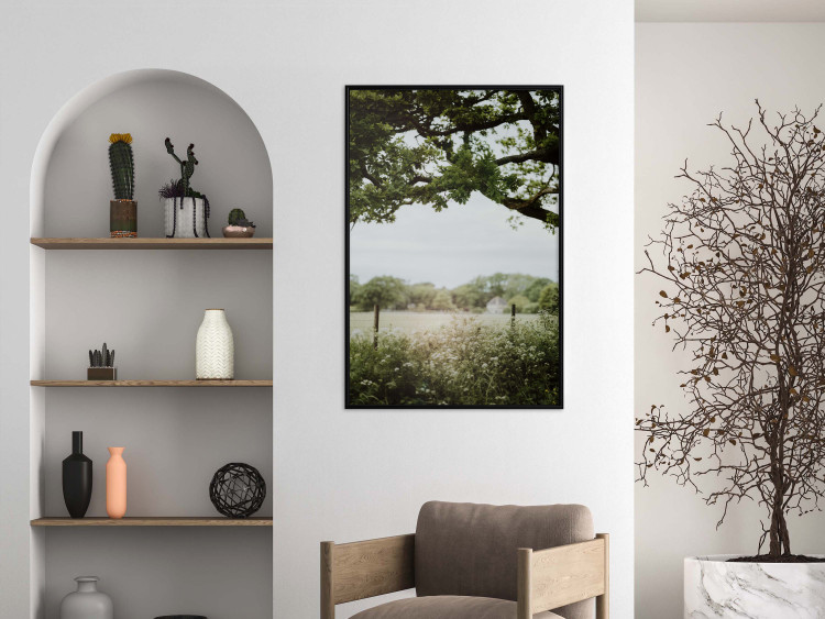 Poster Sunny Day - Landscape of a Green Meadow Away From the City 150303 additionalImage 14