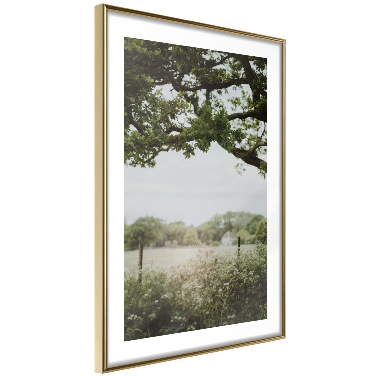 Poster Sunny Day - Landscape of a Green Meadow Away From the City 150303 additionalImage 8
