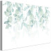 Canvas Print Pastel Vegetation - Green Leaves on Twigs on a White Background 150403 additionalThumb 2