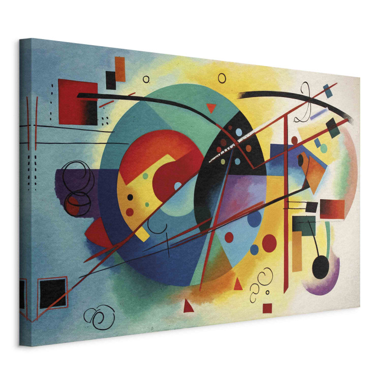 Large canvas print Colorful Abstraction - A Composition Inspired by Kandinsky’s Work [Large Format] 151103 additionalImage 2