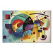 Large canvas print Colorful Abstraction - A Composition Inspired by Kandinsky’s Work [Large Format] 151103