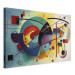 Large canvas print Colorful Abstraction - A Composition Inspired by Kandinsky’s Work [Large Format] 151103 additionalThumb 2
