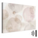 Canvas Print Levitating Beauty - A Light Composition of Beige Watercolor Circles 151203 additionalThumb 8
