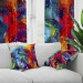 Decorative Microfiber Pillow Swirl of Colors - A Colorful Abstraction Imitating the Explosion of Paint on the Material 151303 additionalThumb 2