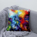 Decorative Microfiber Pillow Swirl of Colors - A Colorful Abstraction Imitating the Explosion of Paint on the Material 151303 additionalThumb 3