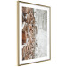 Poster Winter Forest - Photography of a Pile of Wood on a Snowy Forest Road 151703 additionalThumb 6