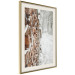 Poster Winter Forest - Photography of a Pile of Wood on a Snowy Forest Road 151703 additionalThumb 8