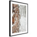 Poster Winter Forest - Photography of a Pile of Wood on a Snowy Forest Road 151703 additionalThumb 4