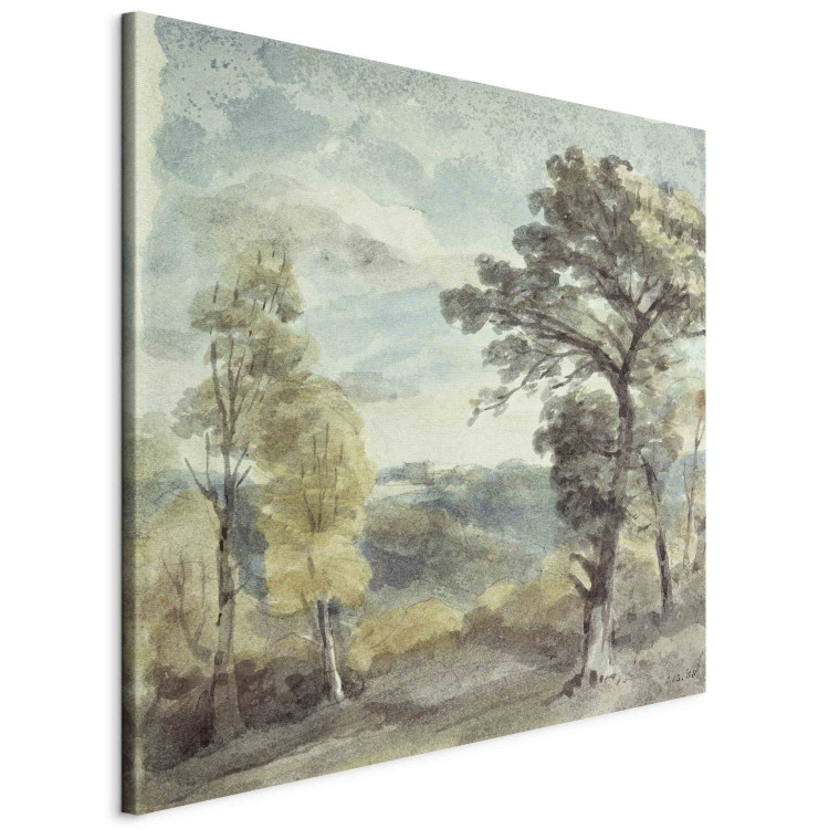 Art Reproduction Landscape with Trees and a Distant Mansion 155803 additionalImage 2