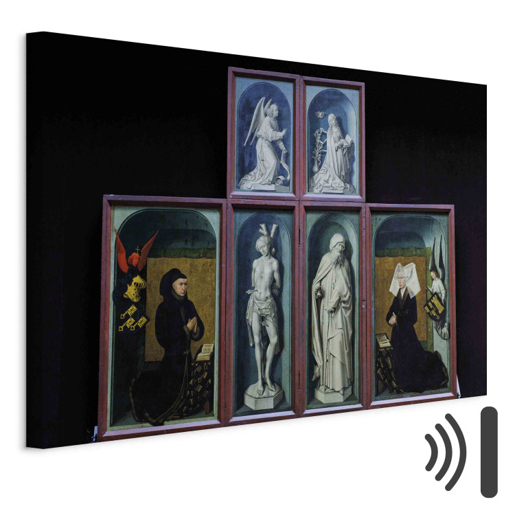 Art Reproduction Saint Sebastian and Saint Anthony / The Annunciation / Donor portrait of Chancellor Nicolas Rolin and his wife Guigone de Salins 158003 additionalImage 8