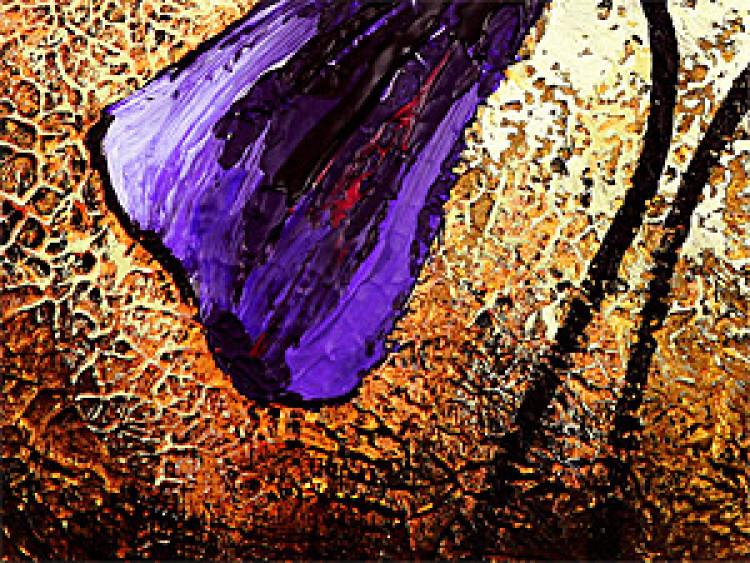 Canvas Purple flower 48803 additionalImage 3