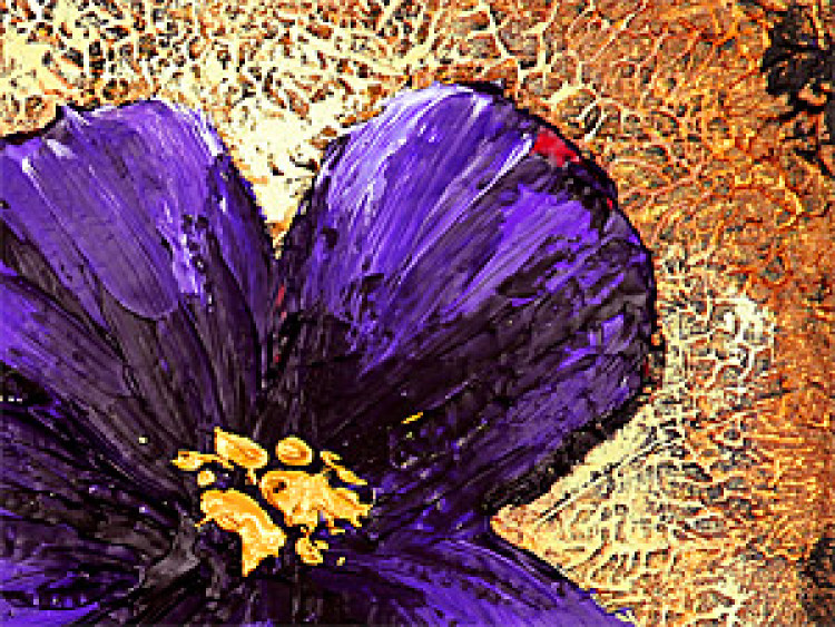 Canvas Purple flower 48803 additionalImage 2