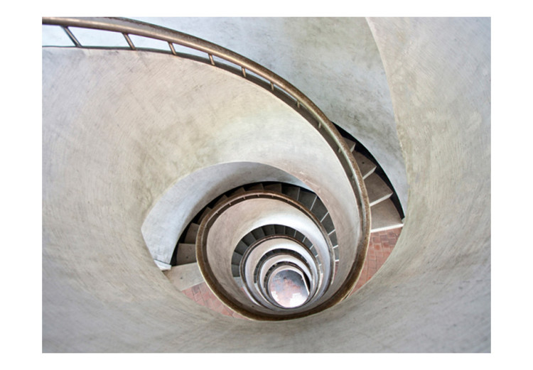 Photo Wallpaper White spiral stairs 59803 additionalImage 1