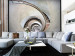 Photo Wallpaper White spiral stairs 59803