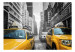 Photo Wallpaper New York City Urban Architecture - Yellow Taxi Cars and Skyscrapers in the Background 60203 additionalThumb 1