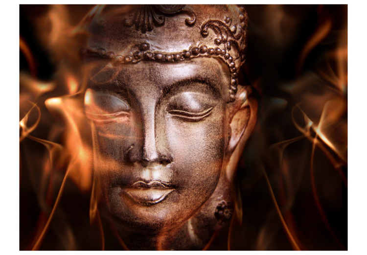 Photo Wallpaper Buddha. Fire of meditation. 61403 additionalImage 1