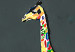 Canvas Art Print Colourful Giraffes 91603 additionalThumb 5
