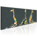 Canvas Art Print Colourful Giraffes 91603 additionalThumb 2