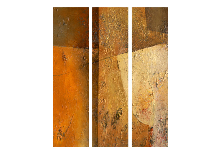 Room Divider Modern Artistry - texture of golden abstraction in the motif of expression 95303 additionalImage 3