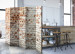 Room Divider Walls of Memory II - architectural texture with urban red brick 95503 additionalThumb 4
