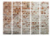 Room Divider Walls of Memory II - architectural texture with urban red brick 95503 additionalThumb 3
