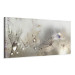 Canvas Art Print Dandelions in Fog (1-piece) - Romantic Beige Summer Flowers 106213 additionalThumb 2