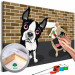 Paint by Number Kit Pug dog with friend 107513