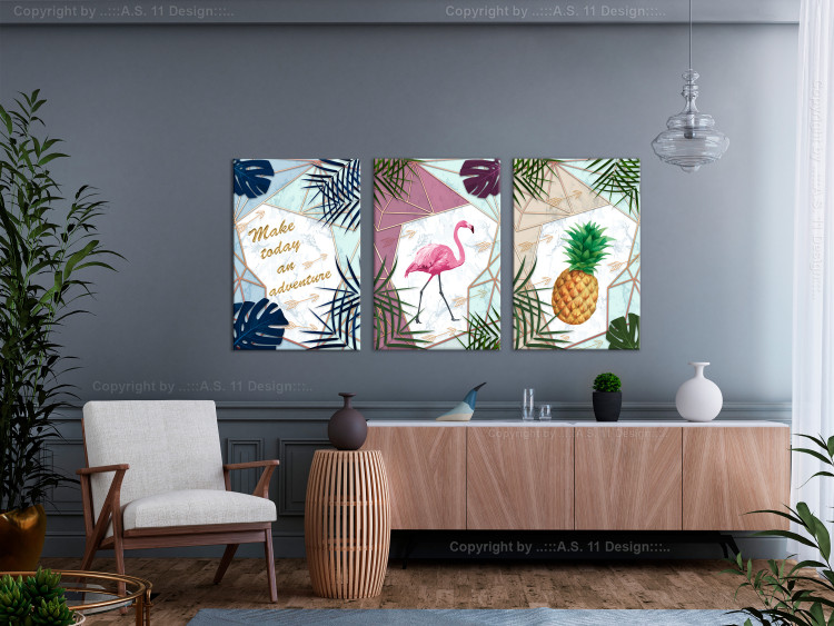 Canvas Print Tropical Triptych (3 Parts) 114113 additionalImage 3