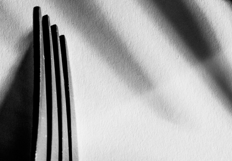 Poster Four forks - black and white composition with retro-style cutlery 114913 additionalImage 11