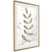 Wall Poster Single Branch - delicate autumn leaves on a grayscale background 116413 additionalThumb 13