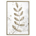 Wall Poster Single Branch - delicate autumn leaves on a grayscale background 116413 additionalThumb 20