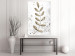 Wall Poster Single Branch - delicate autumn leaves on a grayscale background 116413 additionalThumb 23