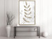 Wall Poster Single Branch - delicate autumn leaves on a grayscale background 116413 additionalThumb 9