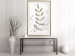 Wall Poster Single Branch - delicate autumn leaves on a grayscale background 116413 additionalThumb 21