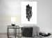 Poster Tree Bark - black and white vertical composition on a solid white background 116613 additionalThumb 17
