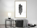 Poster Tree Bark - black and white vertical composition on a solid white background 116613 additionalThumb 15