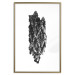 Poster Tree Bark - black and white vertical composition on a solid white background 116613 additionalThumb 20
