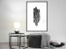 Poster Tree Bark - black and white vertical composition on a solid white background 116613 additionalThumb 4