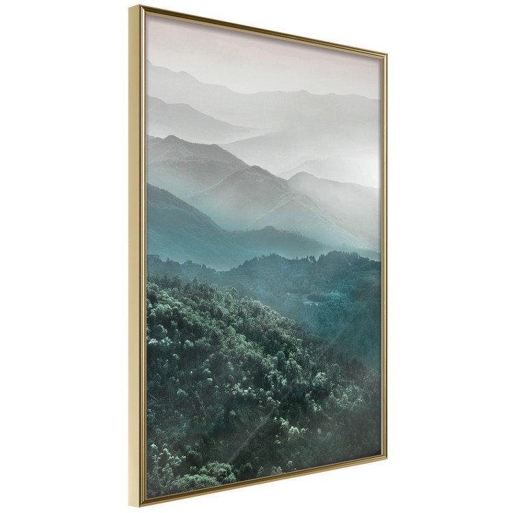 Wall Poster Beautiful Tuscany - picturesque landscape of forest and fog amidst mountain range 117013 additionalImage 12