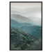 Wall Poster Beautiful Tuscany - picturesque landscape of forest and fog amidst mountain range 117013 additionalThumb 18