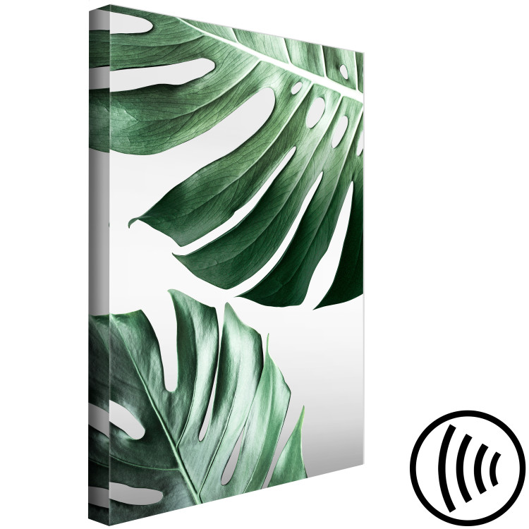 Canvas Print Monstera Leaves (1 Part) Vertical 117113 additionalImage 6