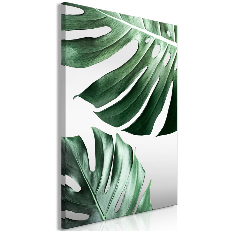 Canvas Print Monstera Leaves (1 Part) Vertical 117113 additionalImage 2