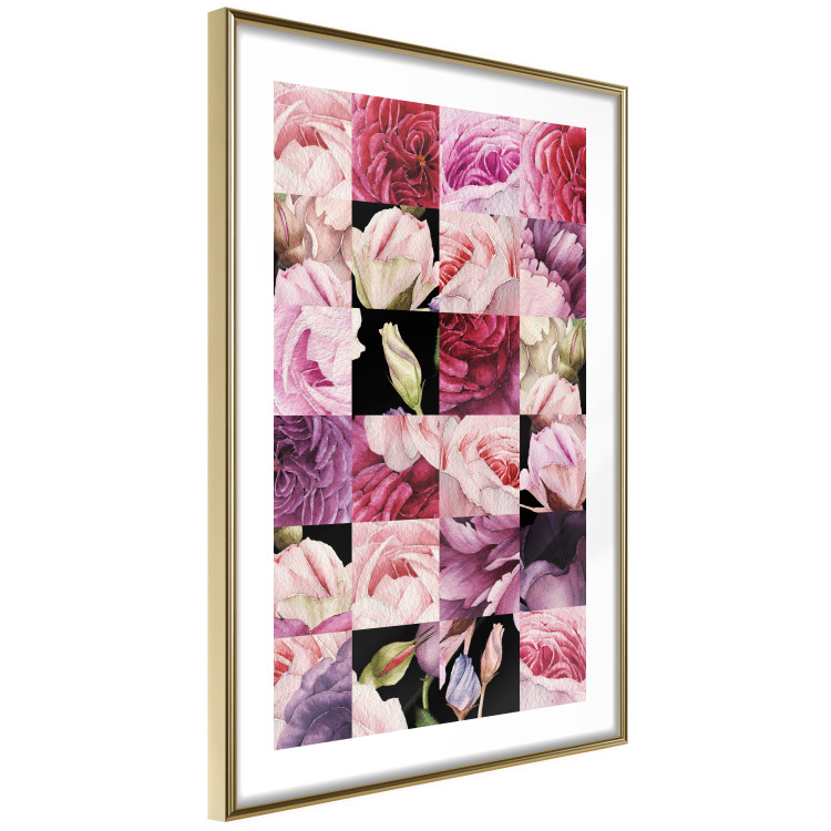 Wall Poster Floral Collage - colorful composition full of pink-toned plants 118313 additionalImage 8